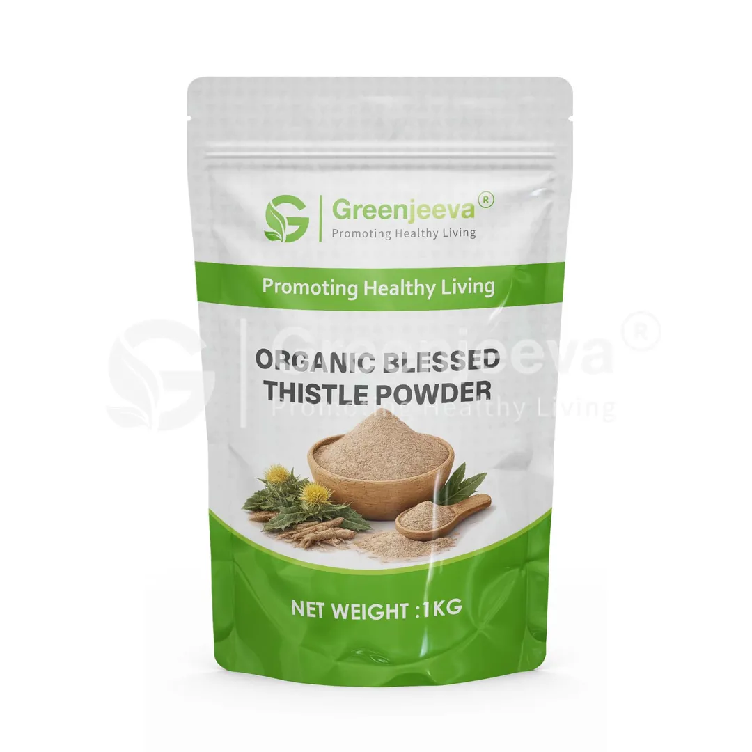 Organic Blessed Thistle Powder Pouch Organic Blessed Thistle Powder Pouch
